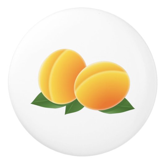 甘いアプリコット セラミックノブ (正面)