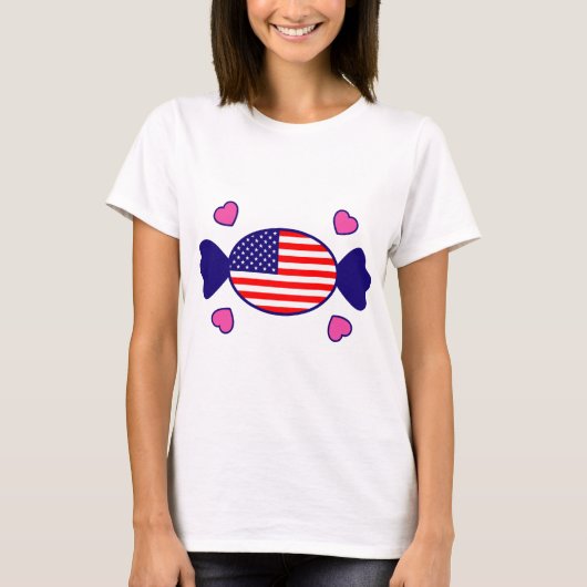 甘いアメリカ人 Tシャツ (正面)