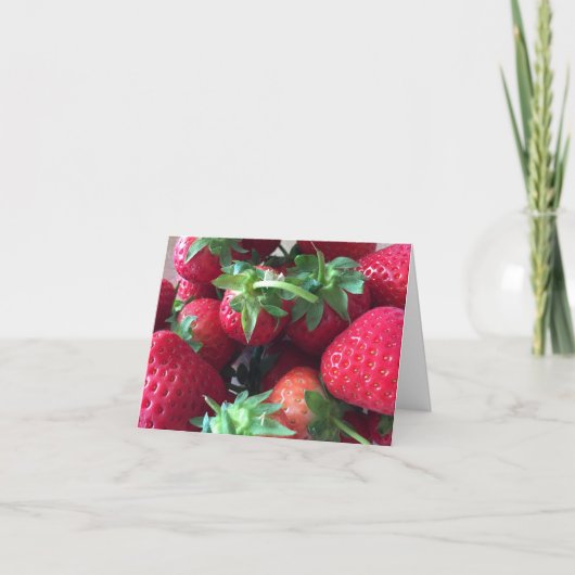 甘いイチゴのカード カード (正面)