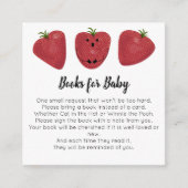 甘いイチゴのベビー エンクロージャーカード (正面)
