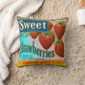 甘いイチゴ クッション (ブランケット)
