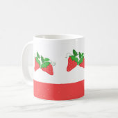 甘いイチゴ コーヒーマグカップ (正面左)