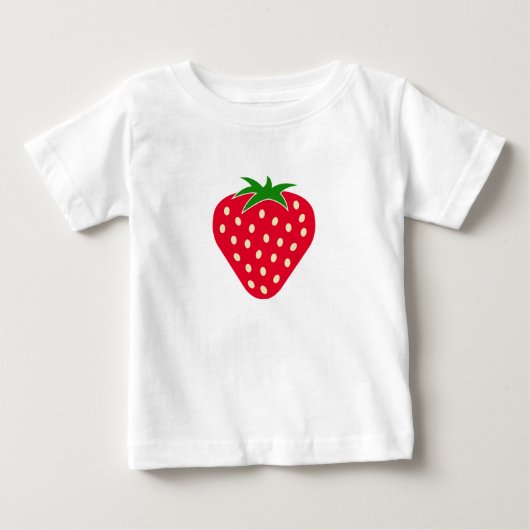 甘いイチゴ ベビーTシャツ (正面)