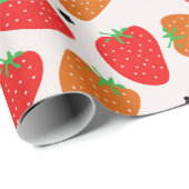 甘いイチゴ ラッピングペーパー (ロールコーナー)