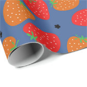 甘いイチゴ ラッピングペーパー (ロールコーナー)