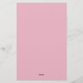 甘いイチゴ 便箋 (裏面)