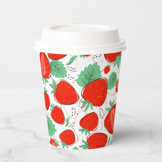 甘いイチゴ 紙コップ (左)