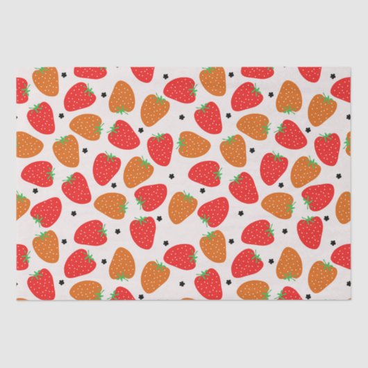 甘いイチゴ 薄葉紙 (正面)