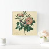 甘いイバラは上がりました スクエア壁時計 (ホーム)