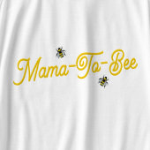 甘いインスパイアヴィンテージScript Mama-To-Bee Tシャツ