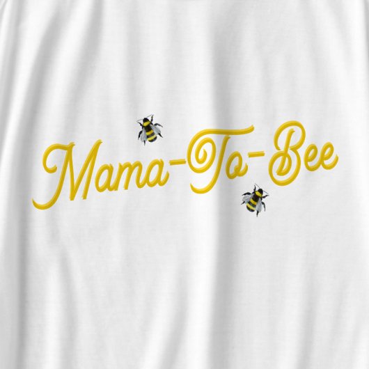 甘いインスパイアヴィンテージScript Mama-To-Bee Tシャツ