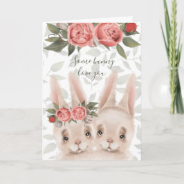 甘いイースターいくつかのバニーあなたを愛する シーズンカード