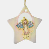 甘いエンジェルお洒落クリスマスの装飾 セラミックオーナメント (右)