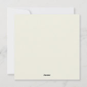 甘いエンジェルクリスマスウォーターカラー画像 シーズンカード (裏面)