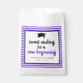 甘いエンディングで新しい卒業期が紫 フェイバーバッグ (正面)