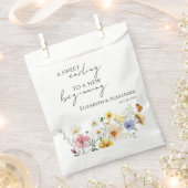 甘いエンディングの新しい始まり |ワイルドフラワー結婚ズ フェイバーバッグ (クリップ留めされた状態)