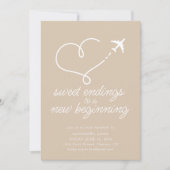 甘いエンディングスモーニングリタイアメントパーティー 招待状 (正面)