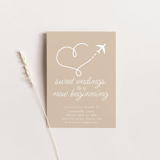 甘いエンディングスモーニングリタイアメントパーティー 招待状