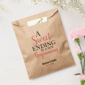 甘いエンディング新しい開始ピンク結婚スクリプト フェイバーバッグ (封をした状態)