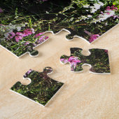 甘いエンドウ豆が育つ山の中で….. ジグソーパズル (側面)