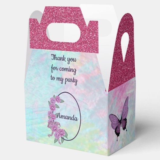 甘いエンドウ豆と蝶のsweet sixteen フェイバーボックス (オープン)