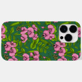 甘いエンドウ豆と(昆虫)マルハナバチ、緑とピンク Case-Mate iPhoneケース (裏面 (横))