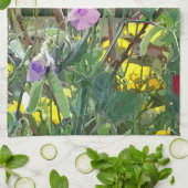 甘いエンドウ キッチンタオル (折り畳み)