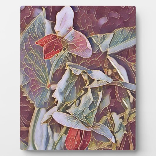 甘いエンドウ フォトプラーク (正面)