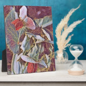 甘いエンドウ フォトプラーク (側面)