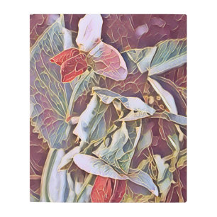 甘いエンドウ メタルプリント