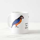 甘いオウム コーヒーマグカップ (正面左)