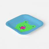 甘いカエルハート ペーパープレート (傾斜あり)