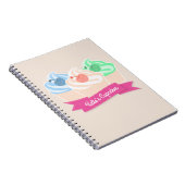 甘いカップケーキのトリオ ノートブック (右側)