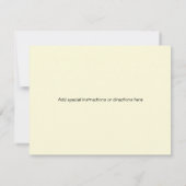 甘いカップケーキの第4誕生日のパーティの招待状 招待状 (裏面)