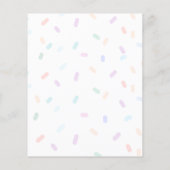 甘いカップケーキジェンダーリビールゲームベビー名 (裏面)