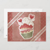 甘いカップケーキポストカード ポストカード (正面/裏面)