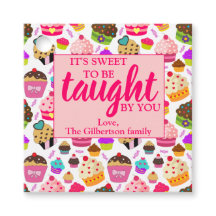 甘いカップケーキ先生鑑賞