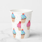 甘いカップケーキ性別の表示 紙コップ (右)