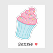 甘いカップケーキ シール (シート)