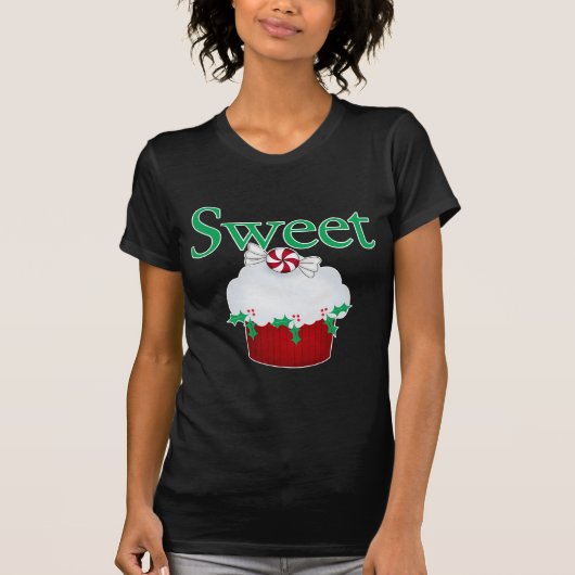 甘いカップケーキ Tシャツ (正面)