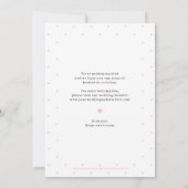 甘いカップル編集可能な色日付カードを保存 サンキューカード (裏面)