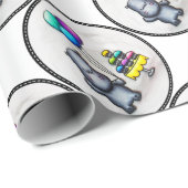 甘いカバ ラッピングペーパー (ロールコーナー)