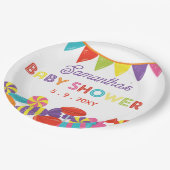 甘いカラフルおもしろいキャンディテーマベビーシャワー ペーパープレート (アングル)