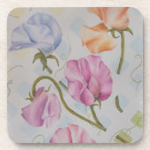 甘いカラフルエンドウ豆コースター コースター (正面)