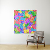 甘いカラフルゼリーのクマ、グミのキャンディー。船乗り タペストリー (インサイチュ(横))