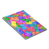 甘いカラフルゼリーのクマ、グミのキャンディー。船乗り ノートブック (右側)