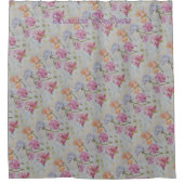 甘いカラフル豆 シャワーカーテン (正面)