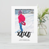 甘いキス |写真とハッピーバレンタインデー シーズンカード (スタンド正面)