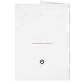 甘いキツネベビーシャワーありがとう (裏面)