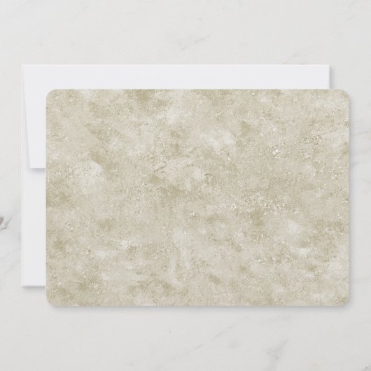 甘いキツネ誕生日 招待状 (裏面)